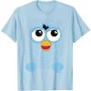 imageFurby Retro Big Blue Smiling Face TShirtBaby Blue