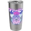 imageFurby Retro Pink Circle Kanji Portrait Stainless Steel Insulated TumblerBrushed Steel