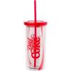 imageSilver Buffalo Furby Pastel Iridescent Plastic Tall Cold Cup with Lid and Straw 20 OuncesCoca Cola Diet Coke