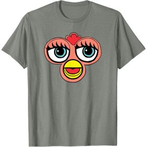 imageFurby Classic Toy Big Sassy Face Portrait TShirtOlive Heather