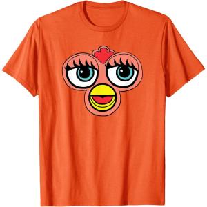 imageFurby Classic Toy Big Sassy Face Portrait TShirtOrange