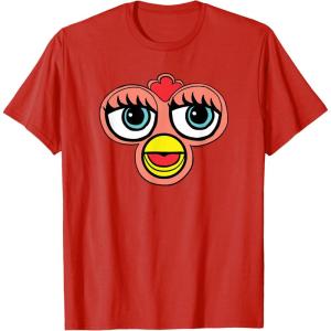imageFurby Classic Toy Big Sassy Face Portrait TShirtRed