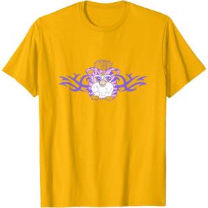 imageFurby Cute Tribal Rocker Big Chest Logo TShirtGolden Yellow