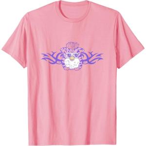 imageFurby Cute Tribal Rocker Big Chest Logo TShirtPink
