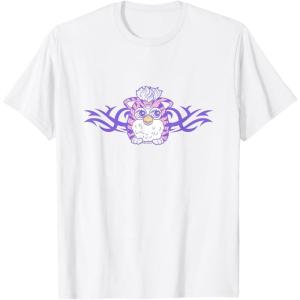 imageFurby Cute Tribal Rocker Big Chest Logo TShirtWhite