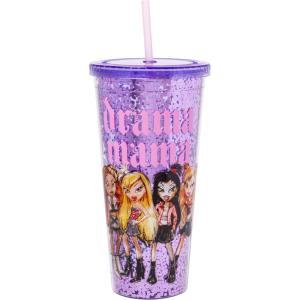 imageSilver Buffalo Furby Pastel Iridescent Plastic Tall Cold Cup with Lid and Straw 20 OuncesBratz Drama Mama Big