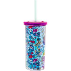 imageSilver Buffalo Furby Pastel Iridescent Plastic Tall Cold Cup with Lid and Straw 20 OuncesLilo and Stitch in Other Disney Character Costumes
