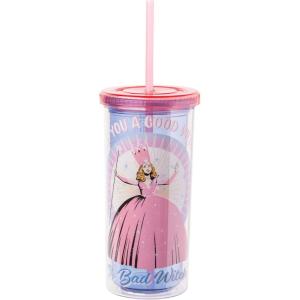 imageSilver Buffalo Furby Pastel Iridescent Plastic Tall Cold Cup with Lid and Straw 20 OuncesWizard of Oz Glinda