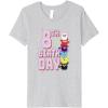 imageFurby 8th Birthday Stacked Furbies Funny Portrait Premium TShirtHeather Grey