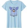 imageFurby Boom Classic Toy Blue Shapes Pattern Portrait TShirtBaby Blue