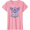 imageFurby Boom Classic Toy Blue Shapes Pattern Portrait TShirtPink