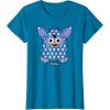 imageFurby Boom Classic Toy Blue Shapes Pattern Portrait TShirtSapphire Blue