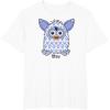 imageFurby Boom Classic Toy Blue Shapes Pattern Portrait TShirtWhite