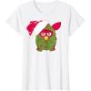 imageFurby Christmas Santa Hat Portrait TShirtWhite