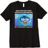 imageFurby Cute But Secretly Kinda Evil Photo Meme Premium TShirtBlack