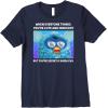imageFurby Cute But Secretly Kinda Evil Photo Meme Premium TShirtNavy Blue
