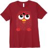 imageFurby Retro Big Red Smiling Face Premium TShirtCranberry Red