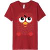 imageFurby Retro Big Red Smiling Face Premium TShirtCranberry Red