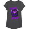 imageFurby UNyeLooLayDoo Retro Graphic Portrait TShirtDark Heather Grey
