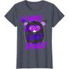 imageFurby UNyeLooLayDoo Retro Graphic Portrait TShirtHeather Blue