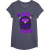 imageFurby UNyeLooLayDoo Retro Graphic Portrait TShirtHeather Blue