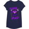 imageFurby UNyeLooLayDoo Retro Graphic Portrait TShirtNavy Blue