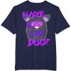 imageFurby UNyeLooLayDoo Retro Graphic Portrait TShirtNavy Blue