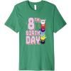 imageFurby 8th Birthday Stacked Furbies Funny Portrait Premium TShirtKelly Green