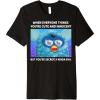 imageFurby Cute But Secretly Kinda Evil Photo Meme Premium TShirtBlack