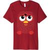 imageFurby Retro Big Red Smiling Face Premium TShirtCranberry Red