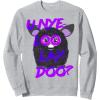 imageFurby UNyeLooLayDoo Retro Graphic Portrait SweatshirtHeather Grey