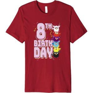 imageFurby 8th Birthday Stacked Furbies Funny Portrait Premium TShirtCranberry Red