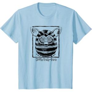 imageKids Furby Classic KahtohLoo Hypnotizing Eyes Vintage Portrait TShirtBaby Blue