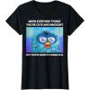 imageFurby Cute But Secretly Kinda Evil Photo Meme TShirtBlack