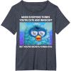 imageFurby Cute But Secretly Kinda Evil Photo Meme TShirtHeather Blue