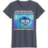 imageFurby Cute But Secretly Kinda Evil Photo Meme TShirtHeather Blue