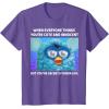 imageFurby Cute But Secretly Kinda Evil Photo Meme TShirtPurple Heather