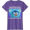imageFurby Cute But Secretly Kinda Evil Photo Meme TShirtPurple Heather