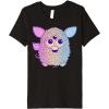 imageFurby Retro Neon Gradient Big Cute Portrait Premium TShirtBlack
