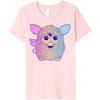 imageFurby Retro Neon Gradient Big Cute Portrait Premium TShirtPink