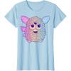 imageFurby Retro Neon Gradient Big Cute Portrait TShirtBaby Blue