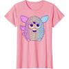 imageFurby Retro Neon Gradient Big Cute Portrait TShirtPink