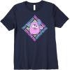 imageFurby Troublemaker Retro Box Up Portrait Premium TShirtNavy Blue