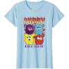 imageFurby Vintage Classic World Tour Rainbow Neon Rock Poster TShirtBaby Blue