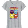 imageFurby Vintage Classic World Tour Rainbow Neon Rock Poster TShirtHeather Grey