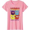 imageFurby Vintage Classic World Tour Rainbow Neon Rock Poster TShirtPink