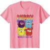 imageFurby Vintage Classic World Tour Rainbow Neon Rock Poster TShirtPink