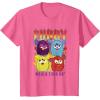 imageFurby Vintage Classic World Tour Rainbow Neon Rock Poster TShirtPink Heather