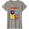 imageFurby Vintage Classic World Tour Rainbow Neon Rock Poster TShirtSlate Grey