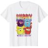 imageFurby Vintage Classic World Tour Rainbow Neon Rock Poster TShirtWhite